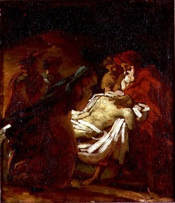 Pohřeb od Theodore (attr. to) Gericault