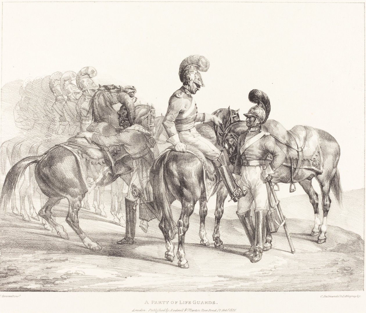 Strana plavčíků od Theodore Gericault