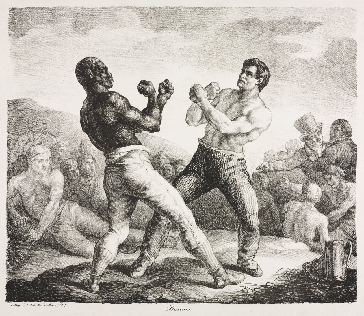 Boxeři od Theodore Gericault