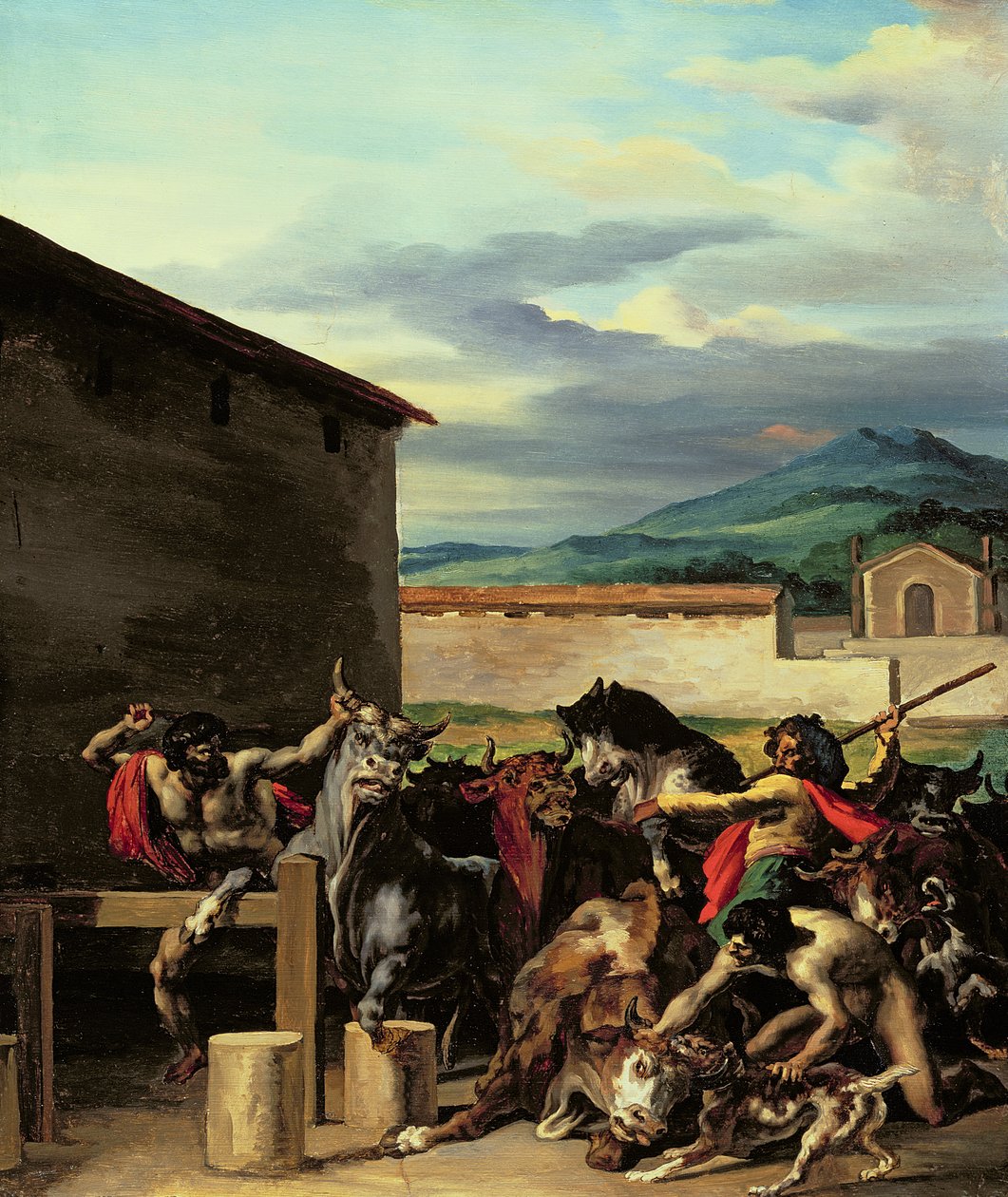 Dobytčí trh od Theodore Gericault
