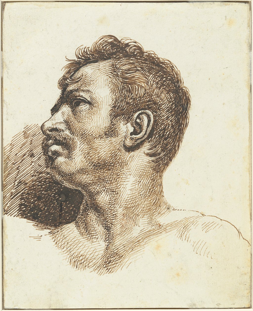 Hlava muže [recto] od Theodore Gericault