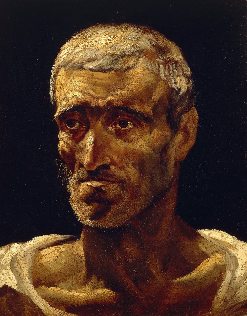 Hlava trosečníka od Theodore Gericault