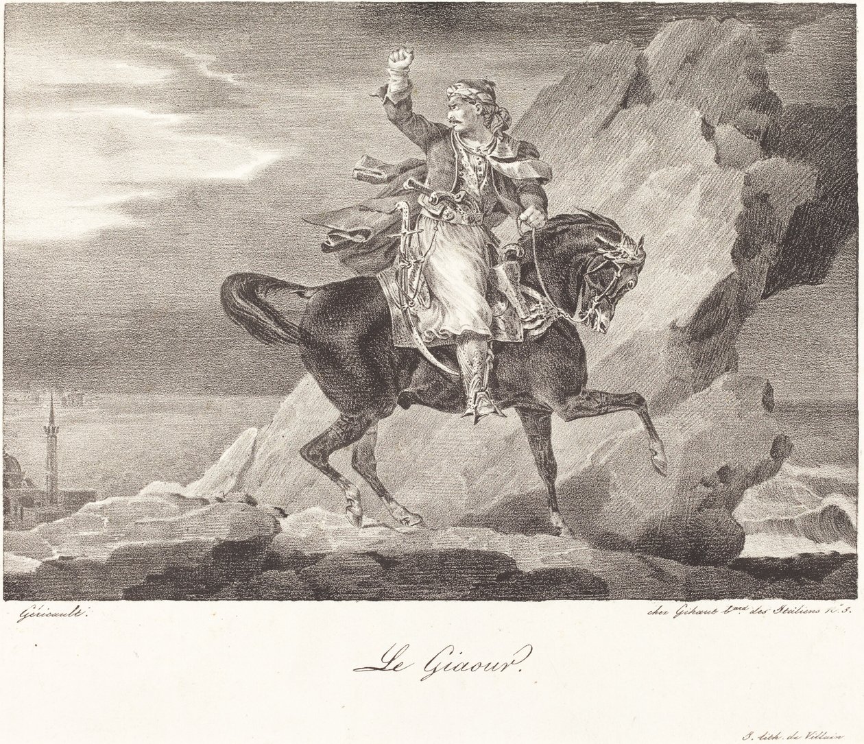 Le Giaour (Nevěřící) od Theodore Gericault