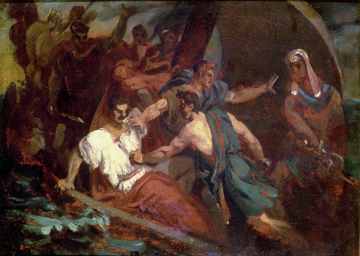Vzpoura na plachetnici od Theodore Gericault