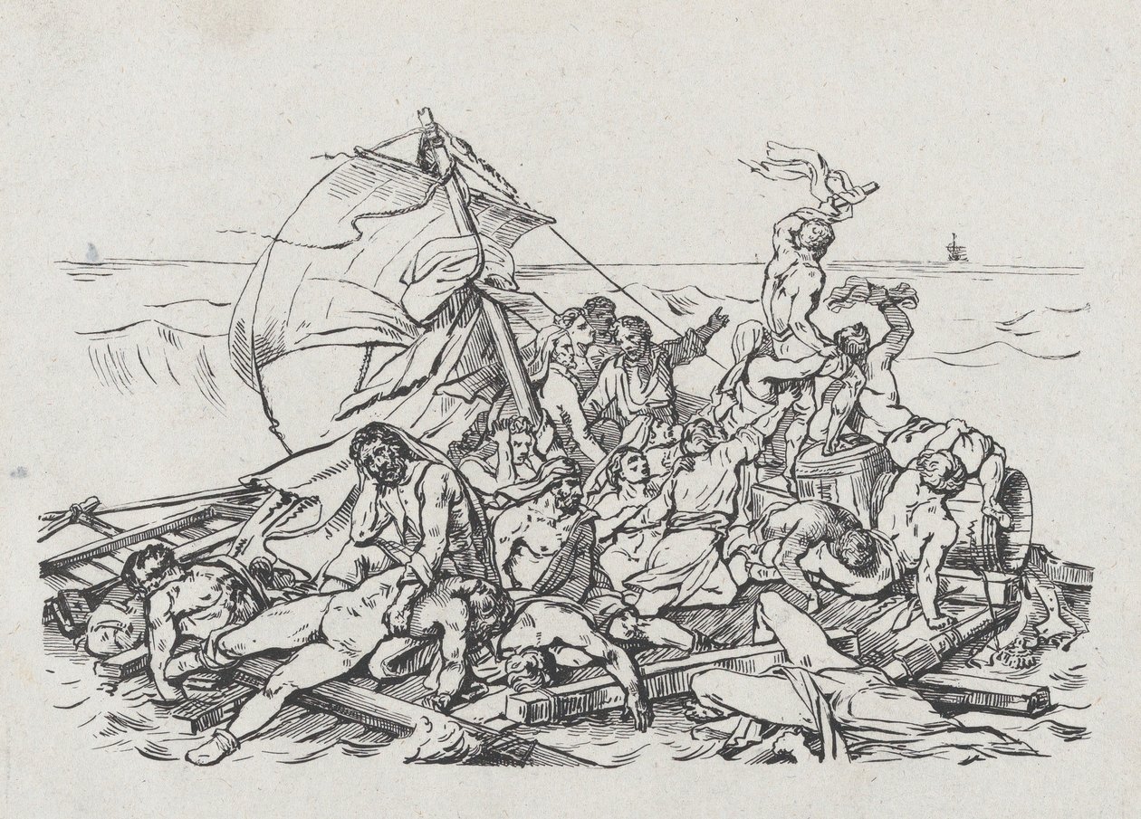 Ztroskotání Meduse, 1820 od Theodore Gericault