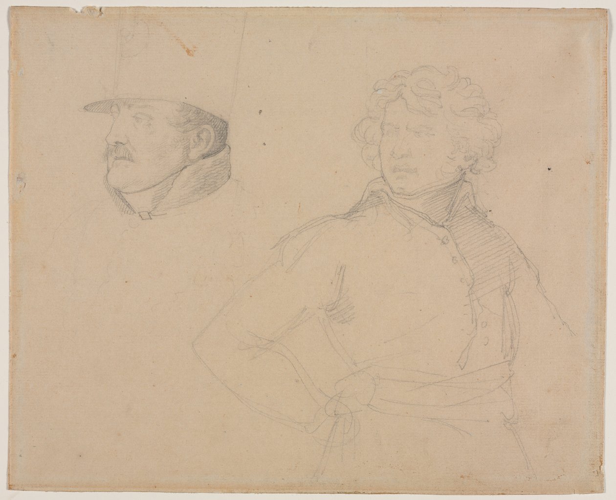 Studie dvou vojáků od Theodore Gericault