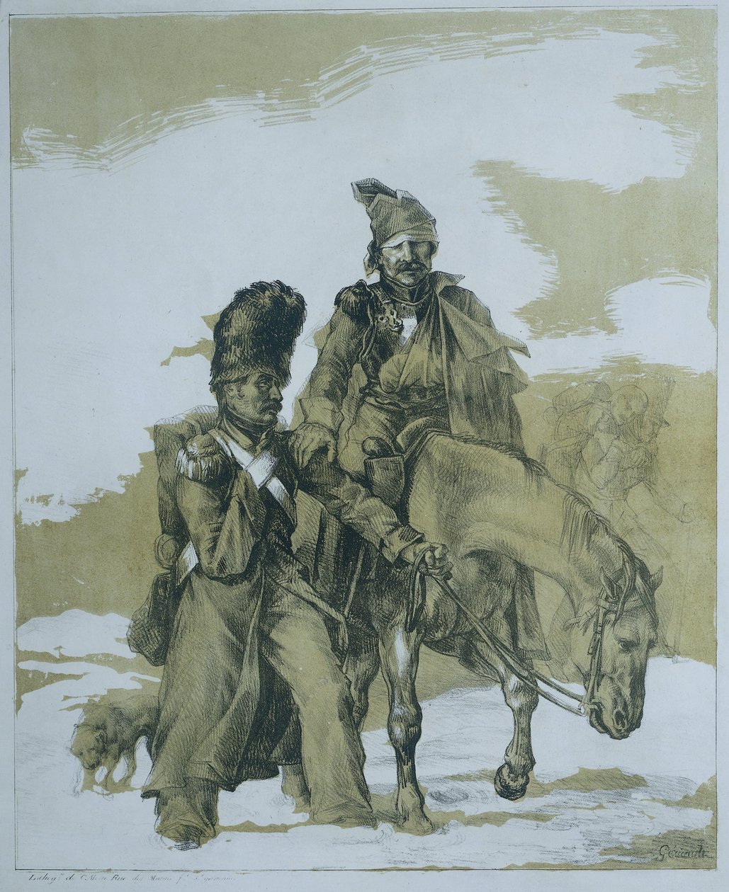 Návrat z Ruska Vraťte Rusko od Theodore Gericault