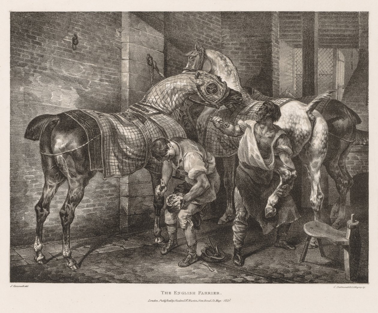 Anglický farmář od Theodore Gericault