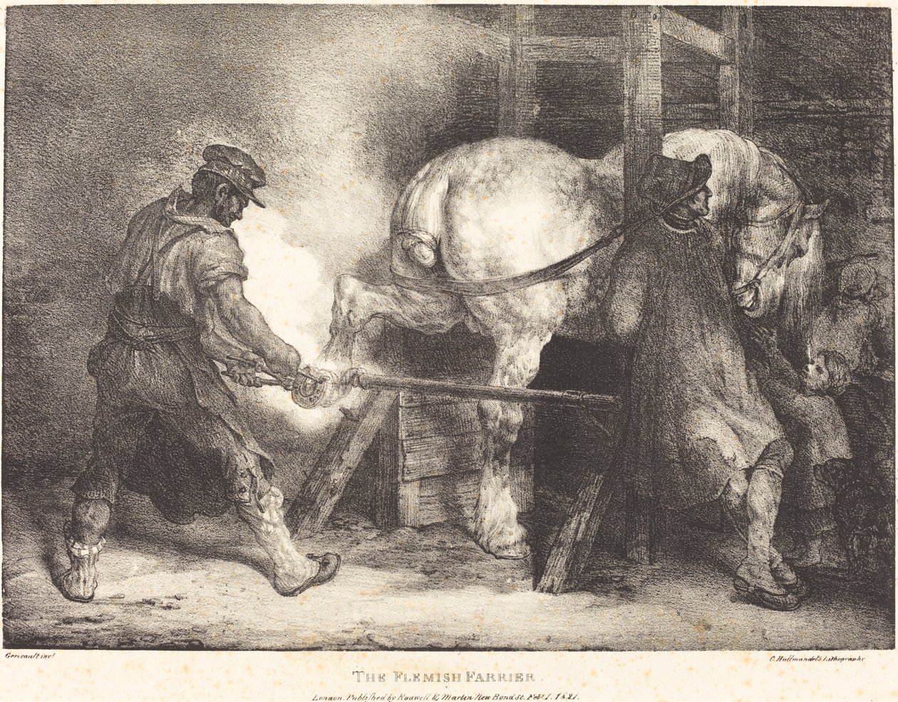 Vlámský podkovář od Theodore Gericault