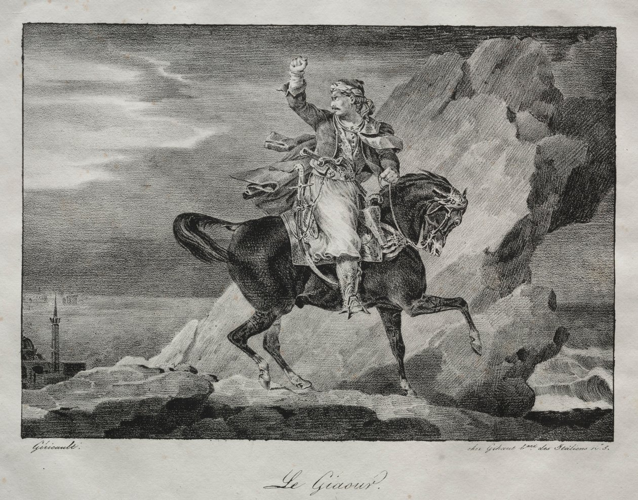 The Giaour, 1820. od Theodore Gericault