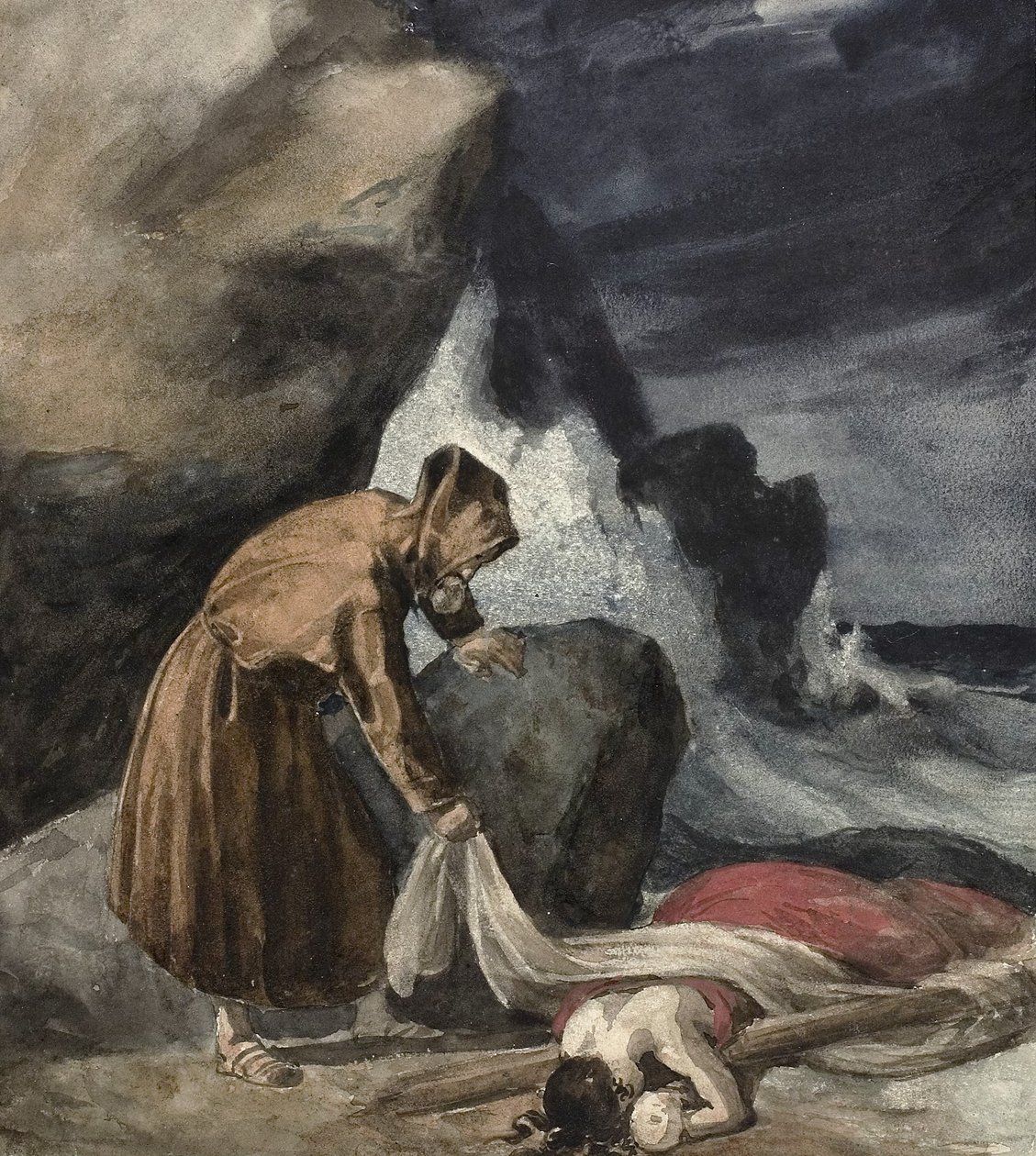 Bouře, kolem 1821-23 od Theodore Gericault