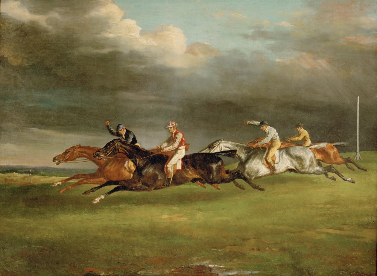 Derby v Epsomu ... od Theodore Gericault