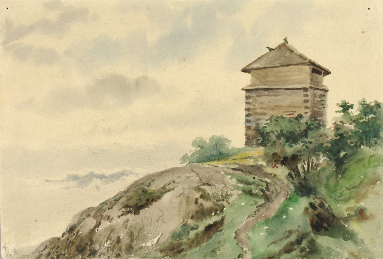 Block House, Aljaška, 1887. od Theodore J. Richardson