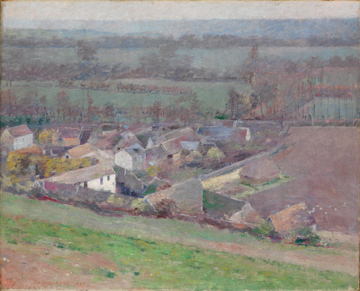 Pohled z ptačí perspektivy od Theodore Robinson