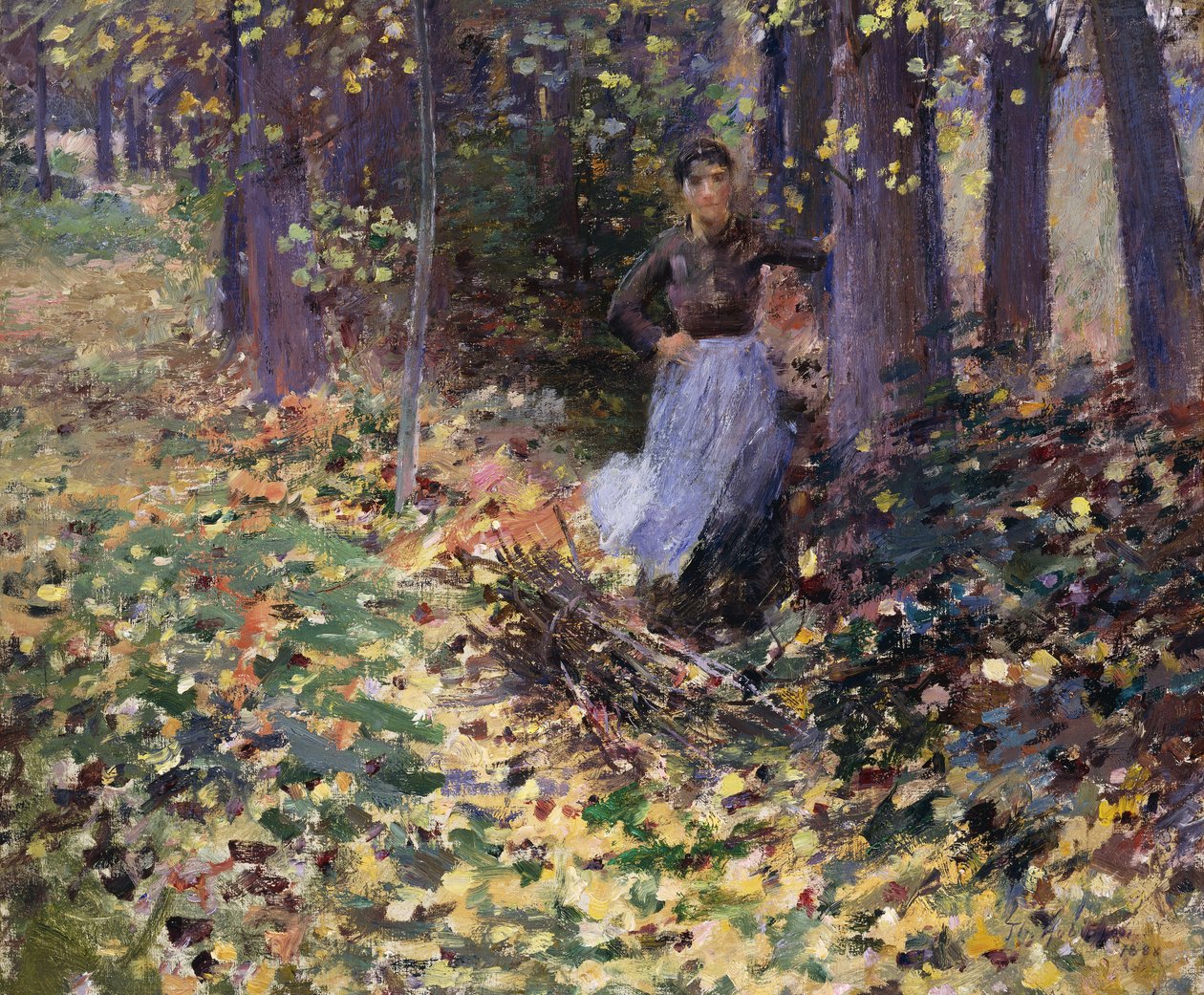 Podzimní slunce, 1888 od Theodore Robinson