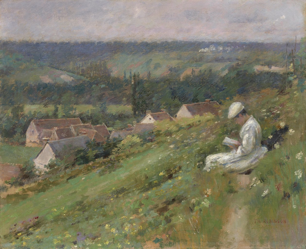 Údolí Arconville, c. 1887. od Theodore Robinson