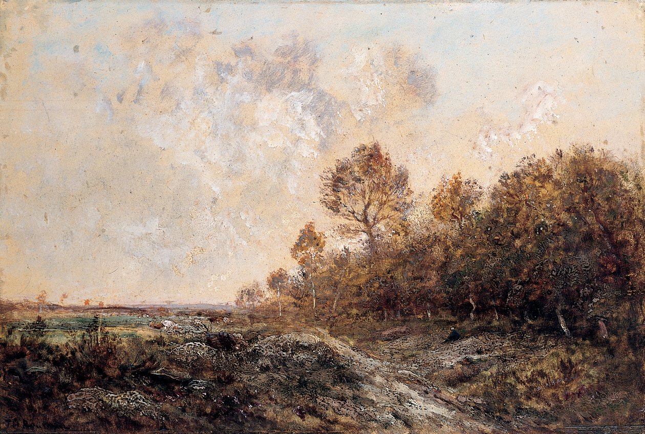 Okraj dřeva od Pierre Etienne Theodore Rousseau