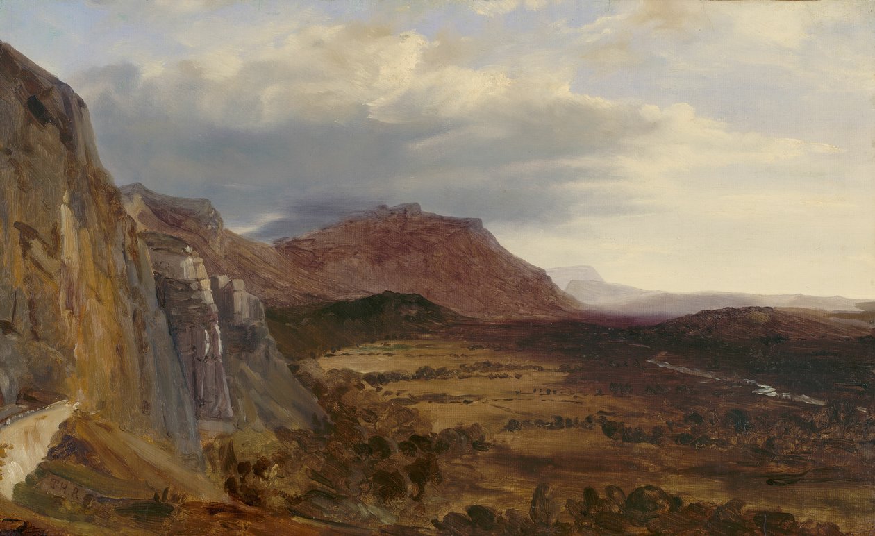 Pohled na Saleve, nedaleko Ženevy od Theodore Rousseau