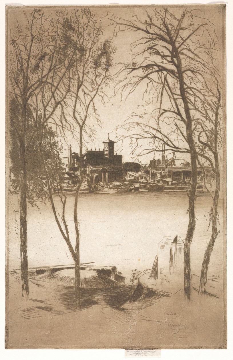 Laburnums a Battersea, 1889-1898. od Theodore Roussel