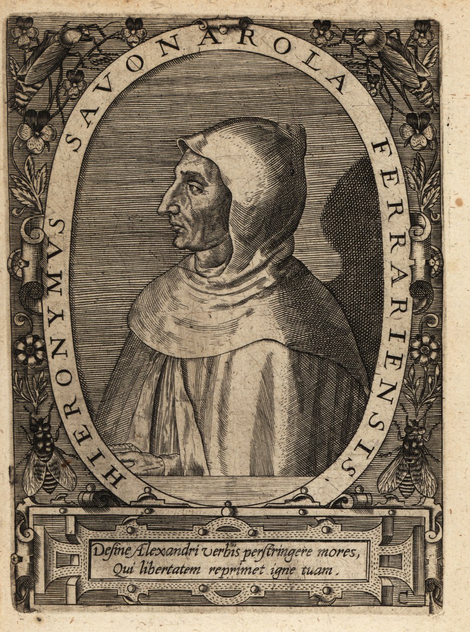 Girolamo Savonarola od Theodore de Bry