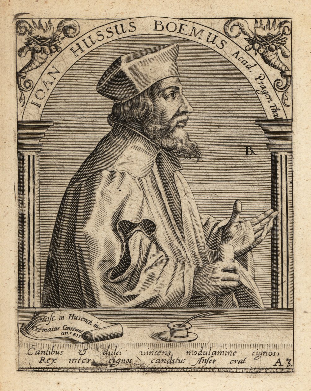 Jana Husa od Theodore de Bry
