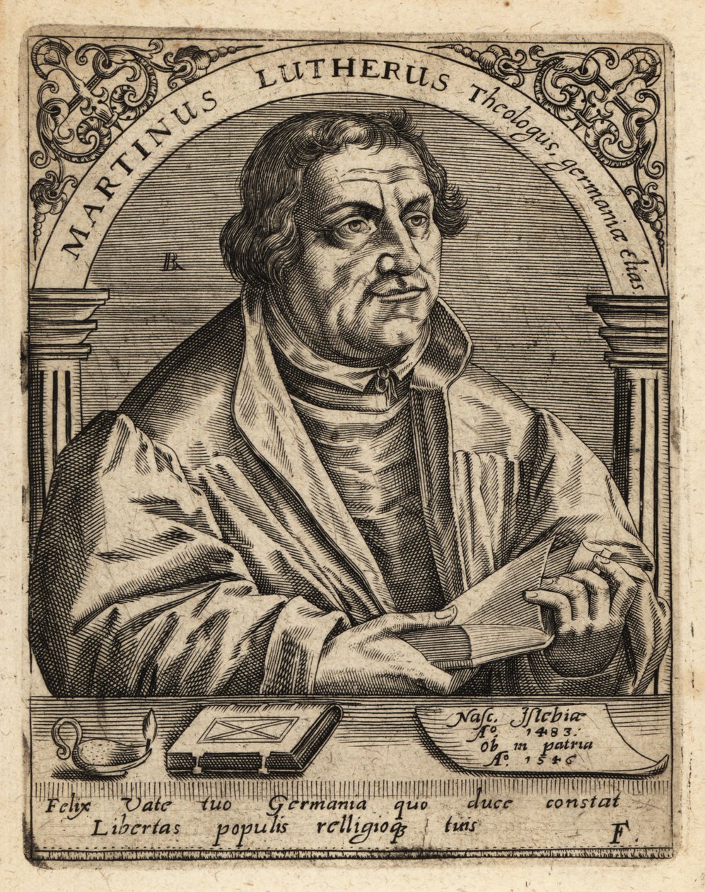 Martin Luther od Theodore de Bry