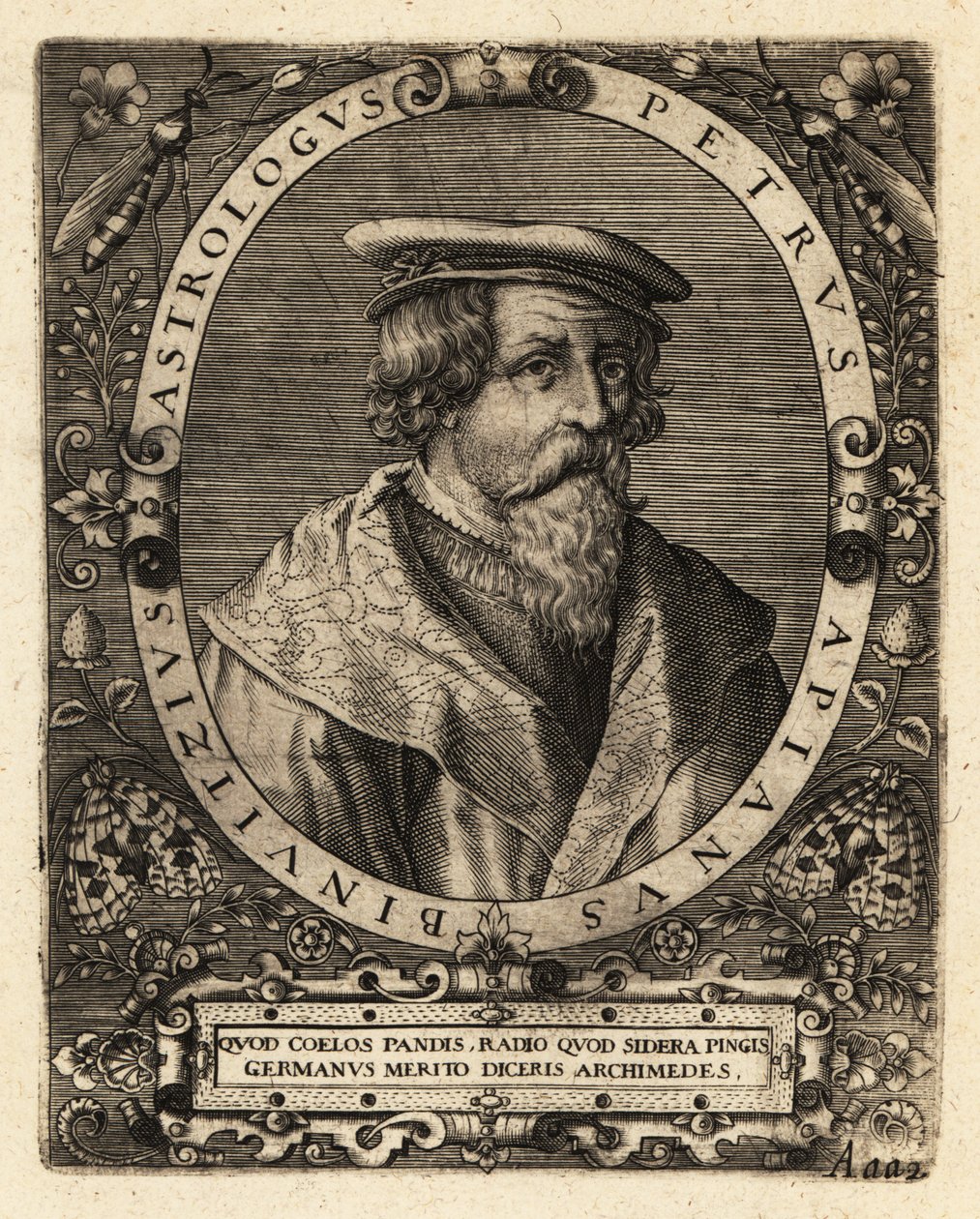 Peter Apian , německý astronom. od Theodore de Bry