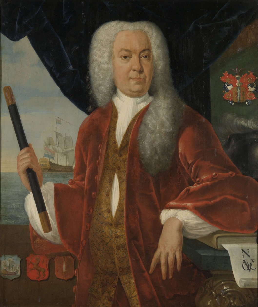 Adriaan Valckenier (1695-1751). Generální guvernér (1737-41) od Theodorus Justinus Rheen