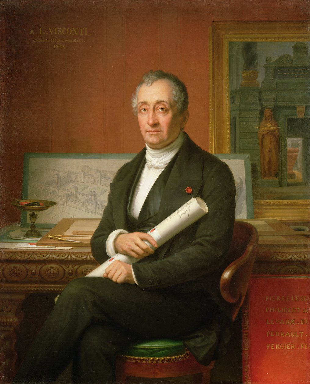 Ennio Quirino Visconti (1751-1818) 1854 od Theophile Auguste Vauchelet