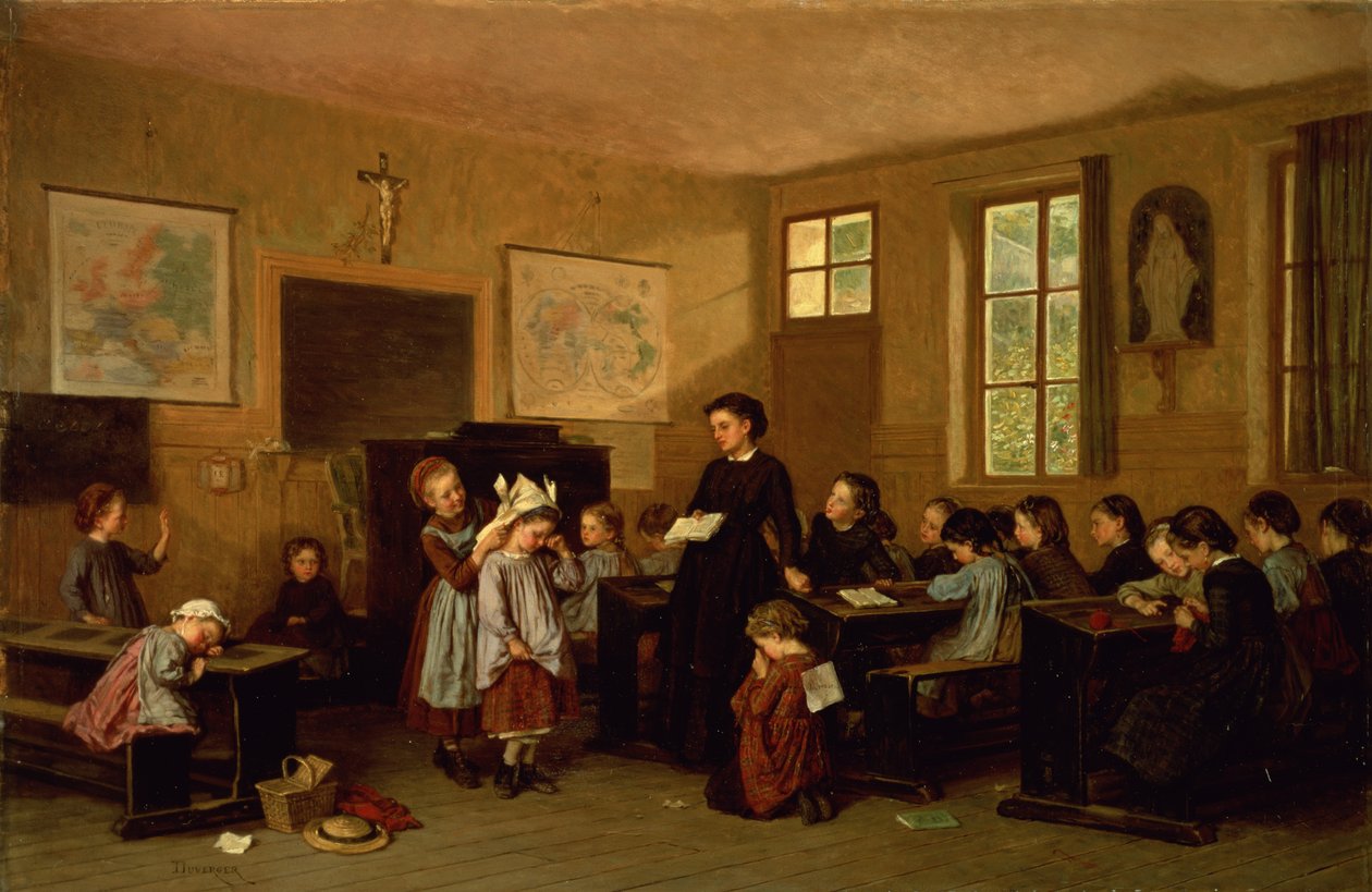 Zlobivé školní děti od Theophile Emmanuel Duverger