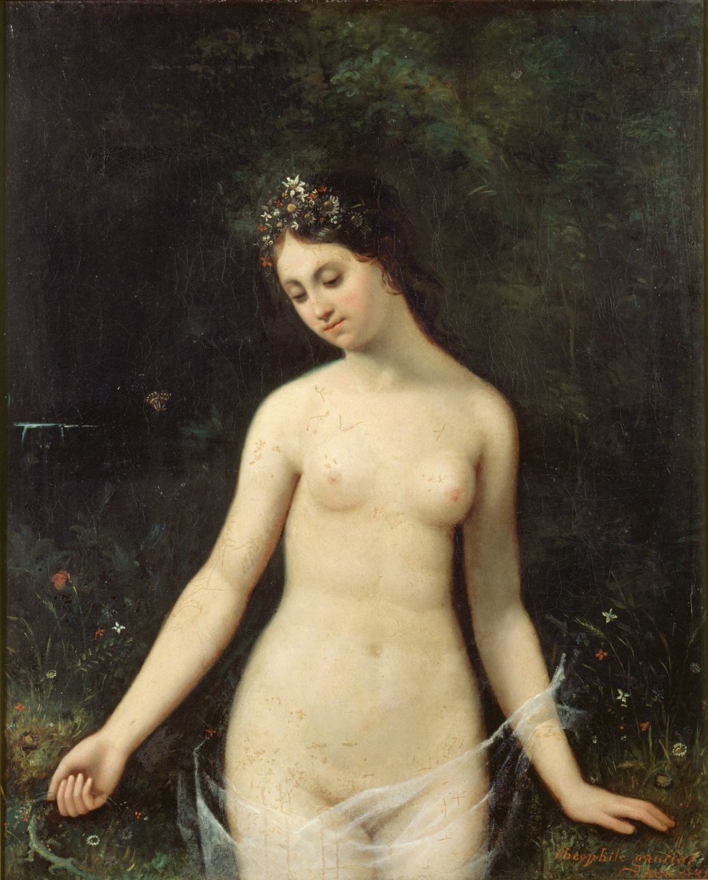 Nahá mladá žena, 1831. od Theophile Gautier