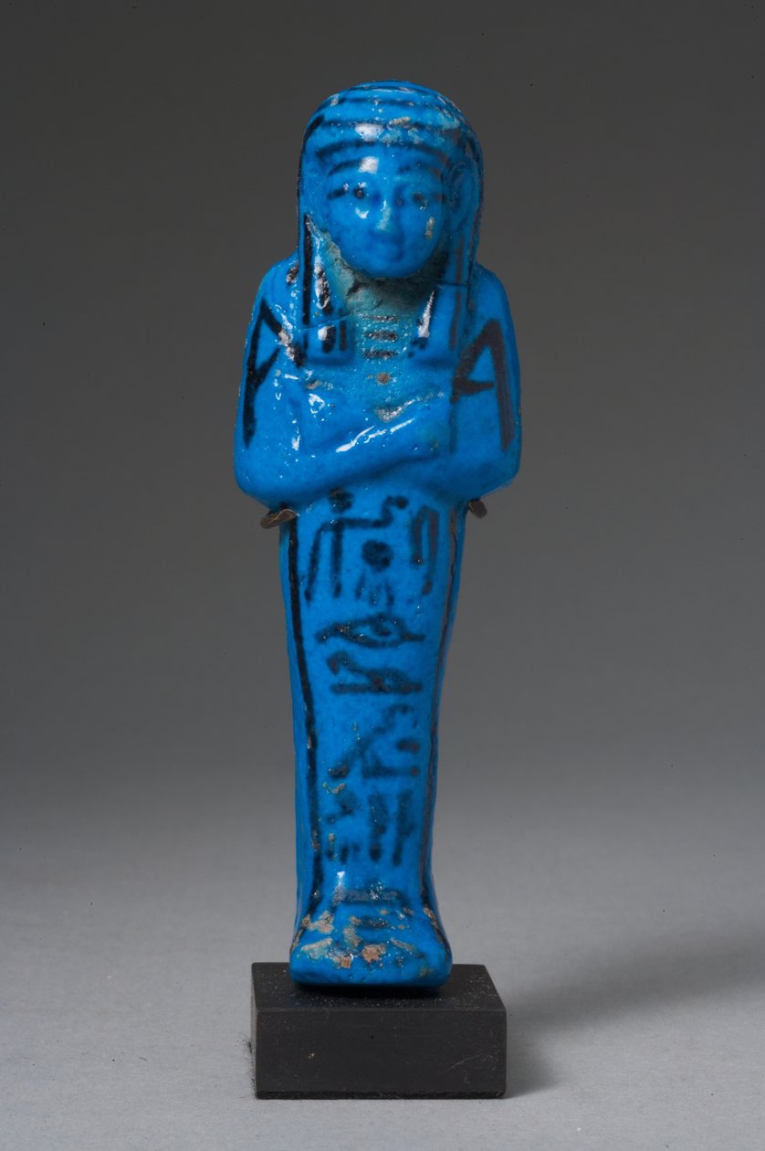 Ushabti pro Tayuheret (fajáns) od Third Intermediate Period Egyptian