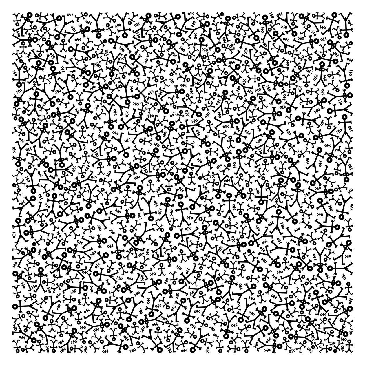 Crowd Icon Random, 2005 od Thisisnotme Thisisnotme