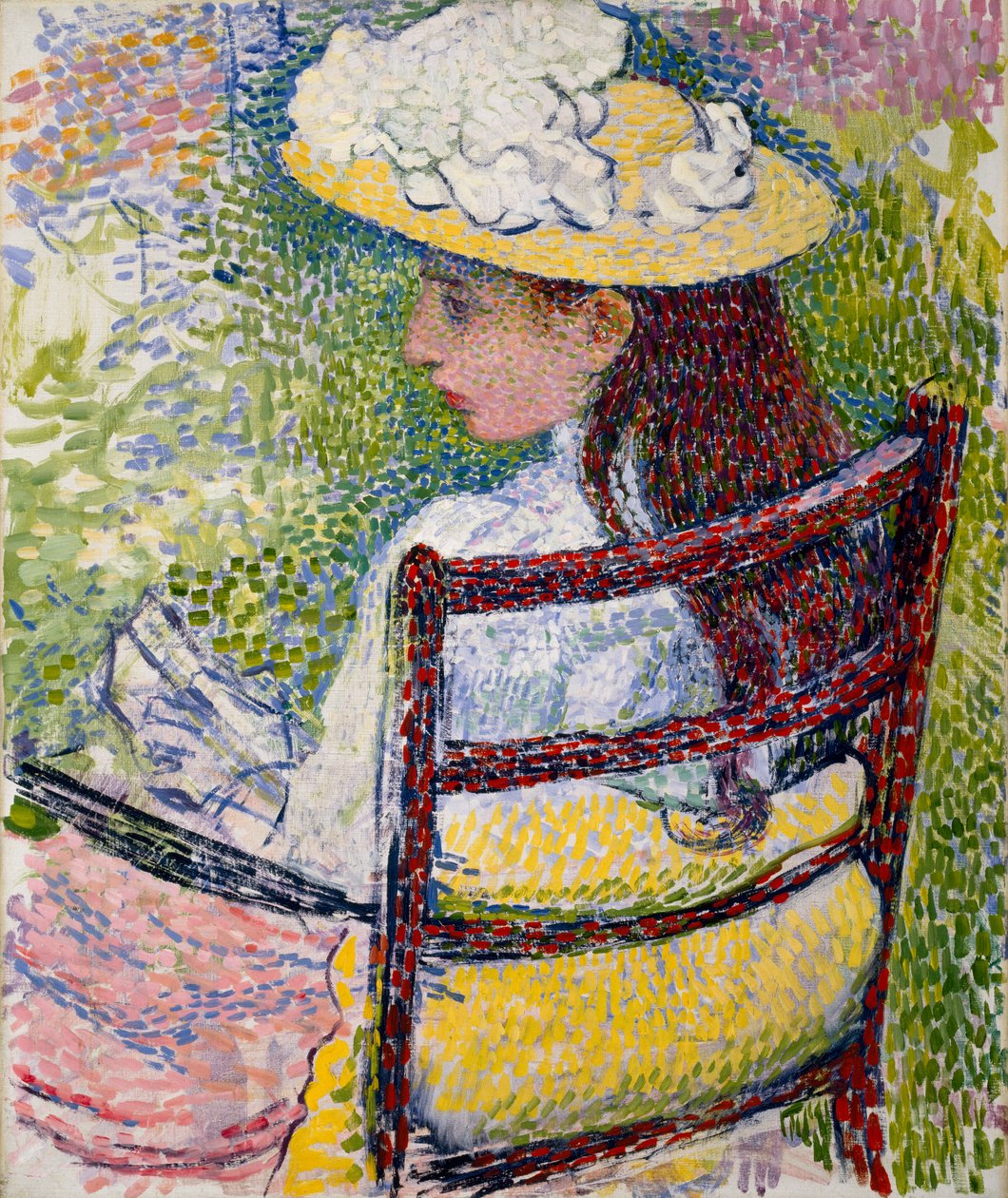 Jeanne Pissarro, 1895 od Théo van Rysselberghe