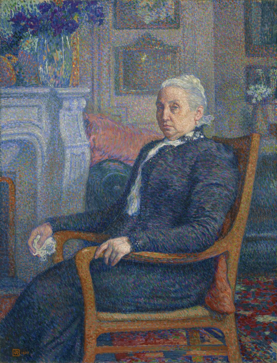 Sylvie Descamps Monnom, 1900 od Théo van Rysselberghe