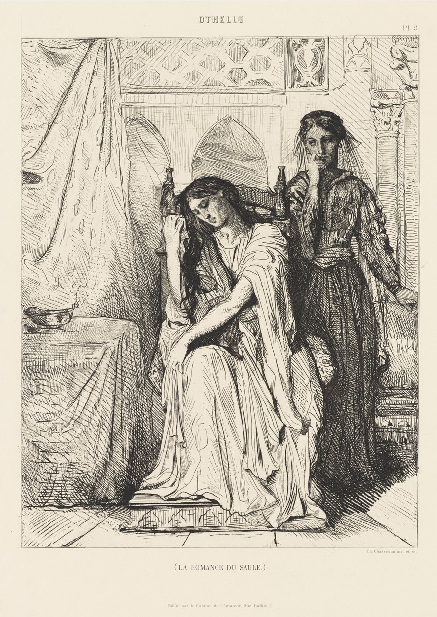 Othello Suite, č. 9 od Théodore Chassériau