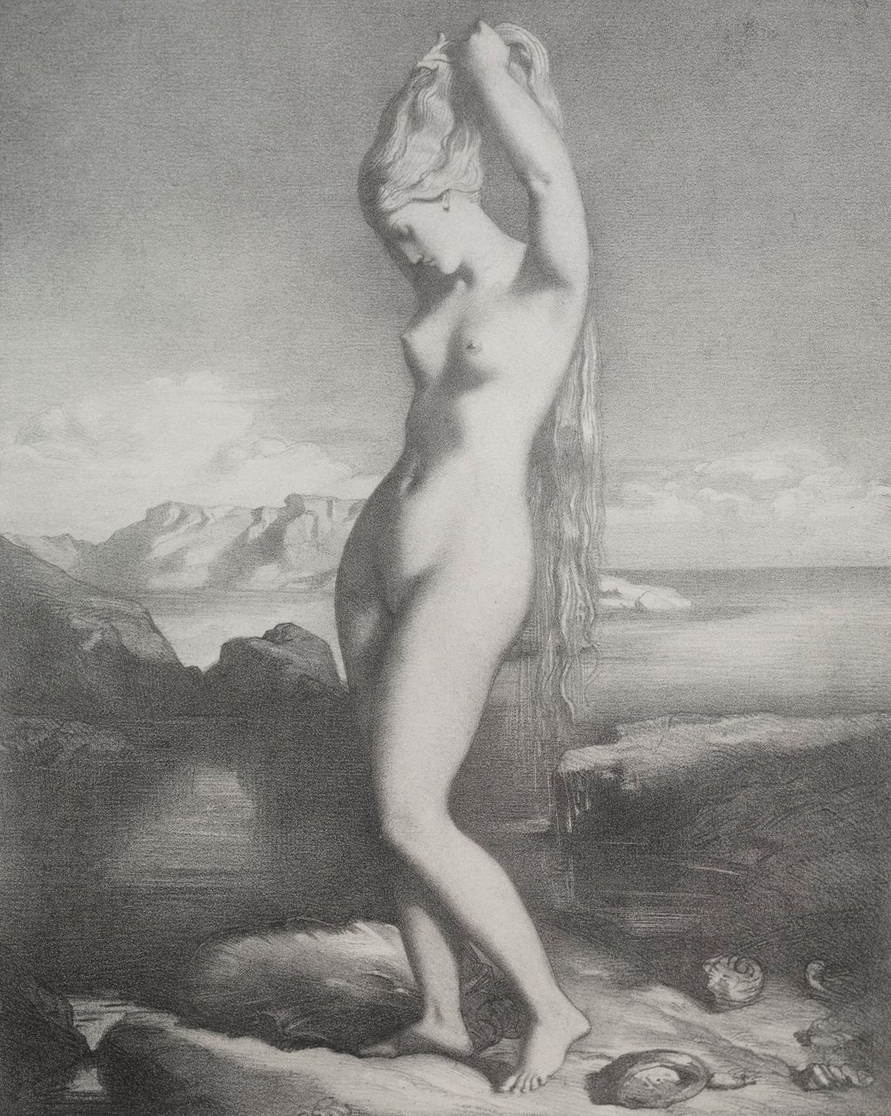 Venuše Anadyomene, 1839. od Théodore Chassériau