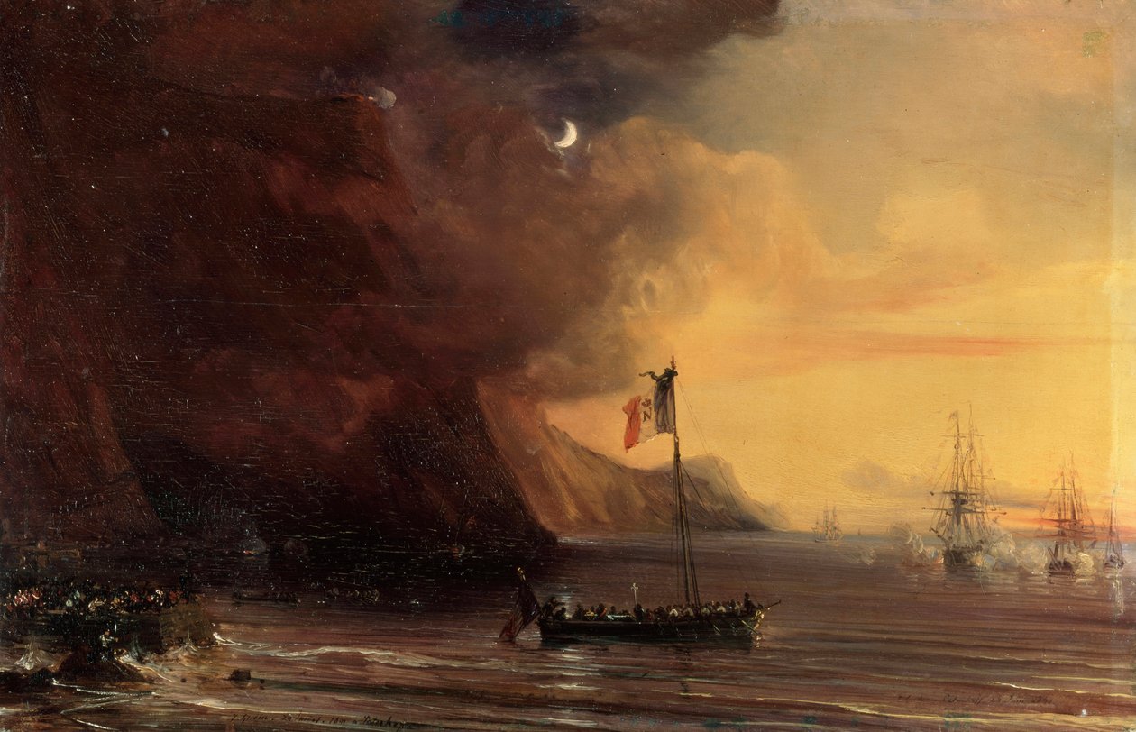 Transport s Napoleonovým tělem, 1841. od Jean Antoine Theodore Gudin
