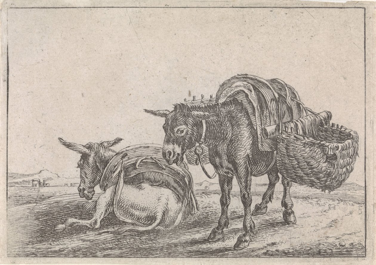 Dva mezci od Théodorus van Kessel