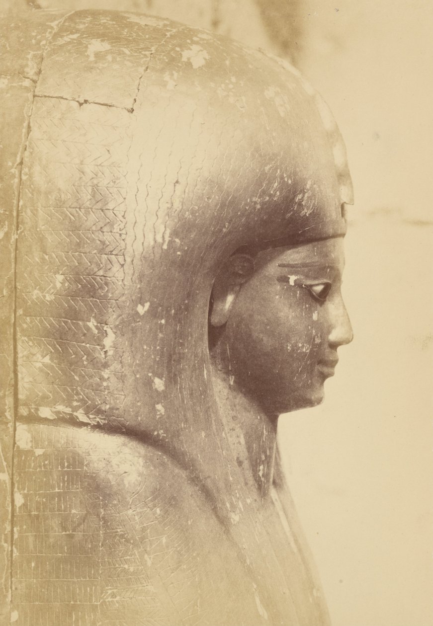 (Detail sarkofágu královny Aah-Hotep (profil)) od Théodule Devéria