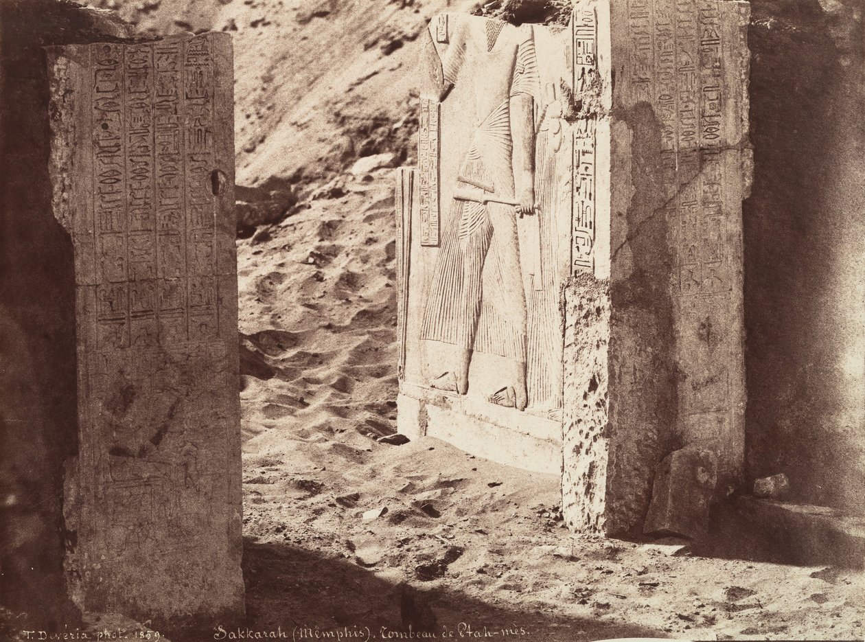 Hrobka Ptahmose, Sakkára Memphis, 1859. od Théodule Devéria