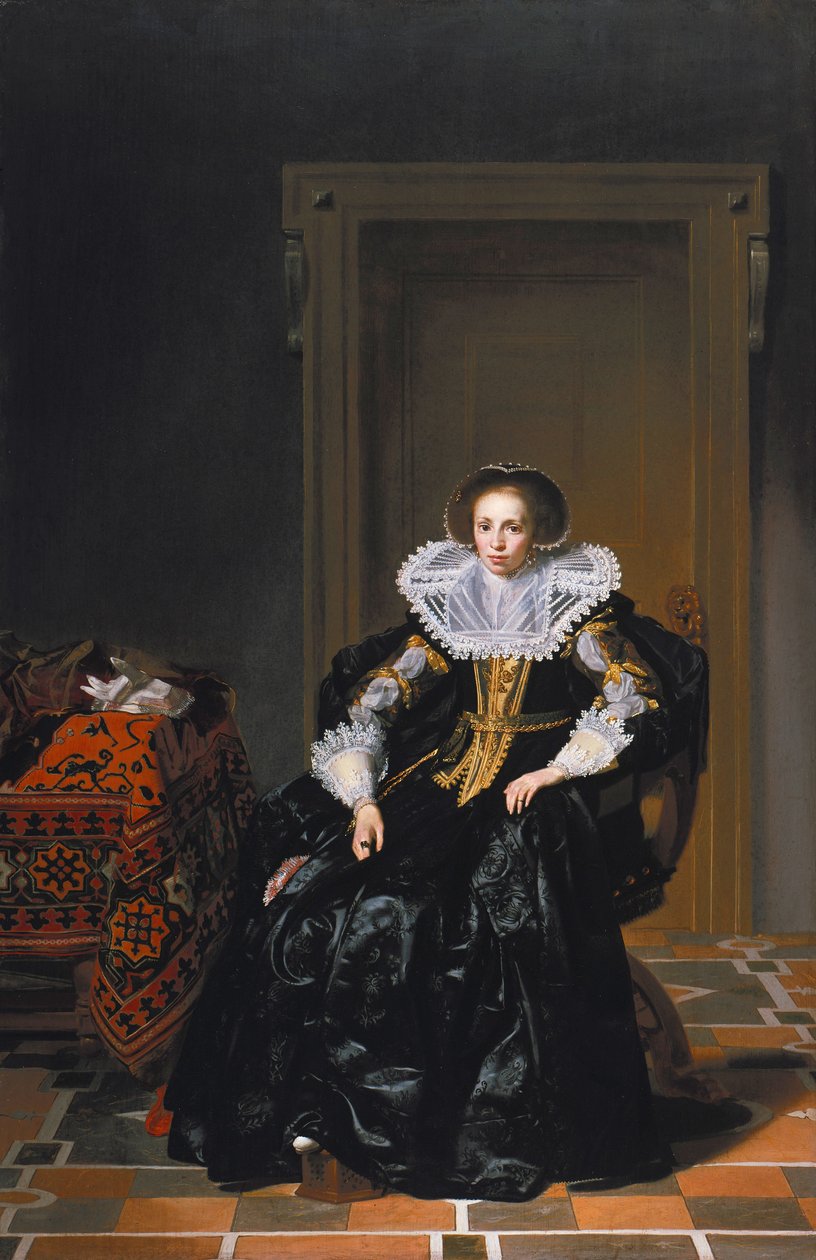 Portrét dámy od Thomas de Keyser