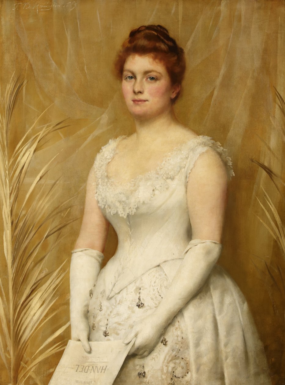 Marian Mckenzie, kolem roku 1890 od Thomas Benjamin Kennington