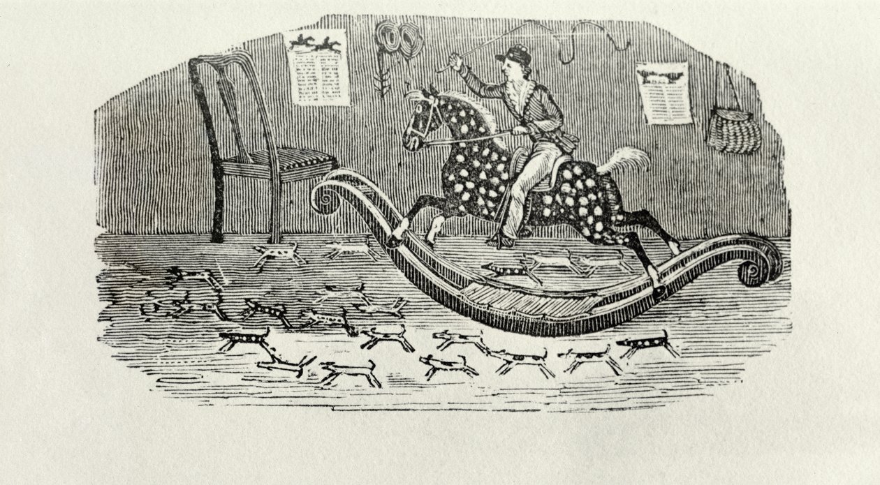 A Young Gentleman Sportsman (dřevoryt) od Thomas Bewick