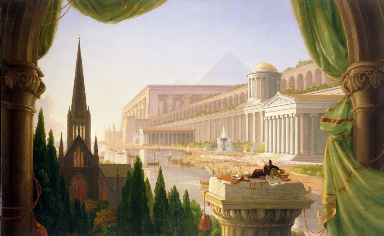 Sen architektů od Thomas Cole