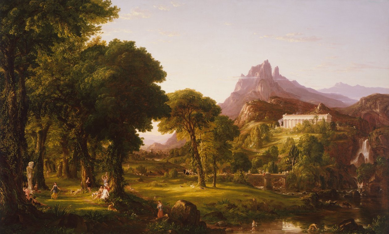 Sen o Arcadii od Thomas Cole