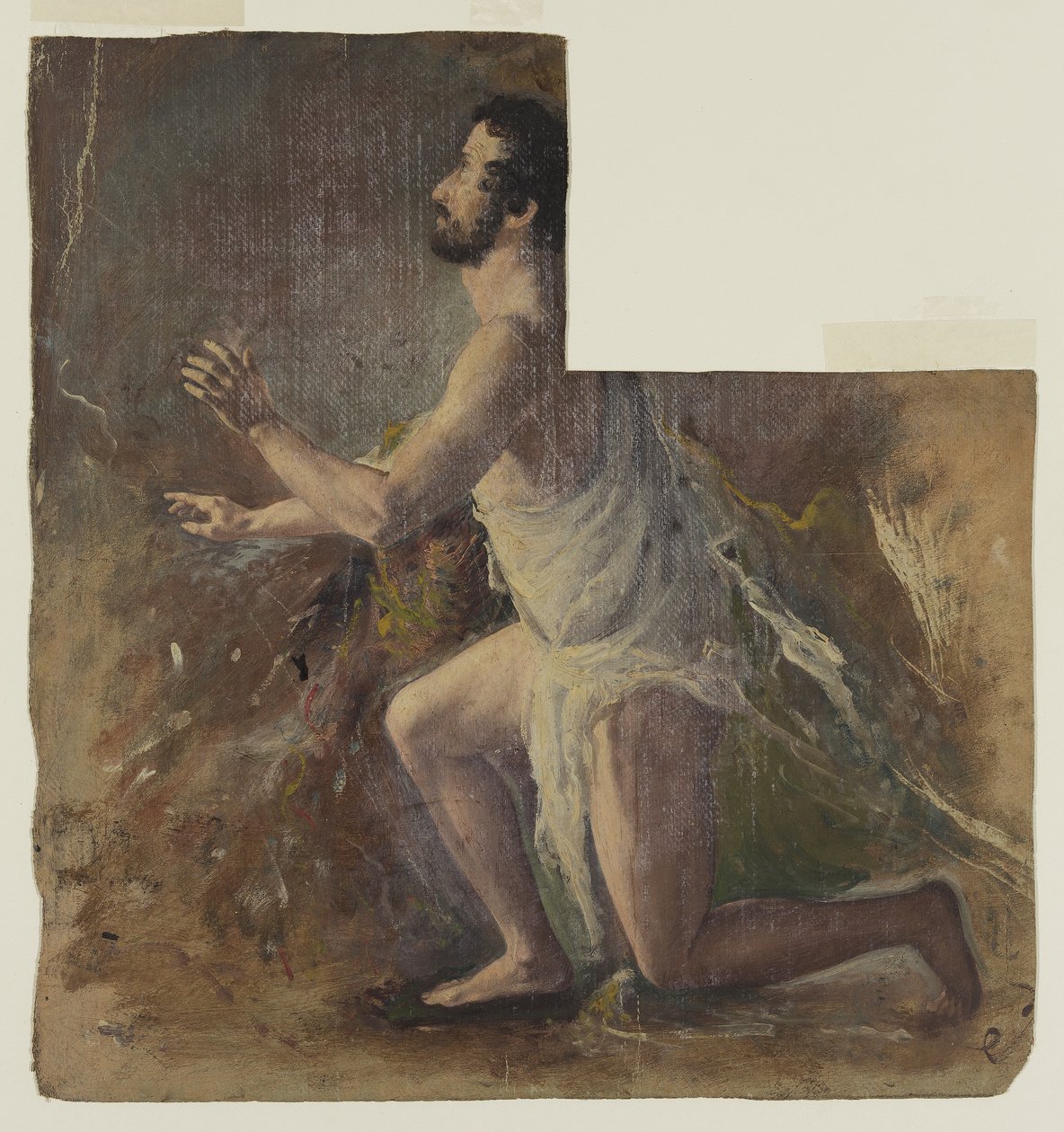 Klečící mužská postava od Thomas Cole