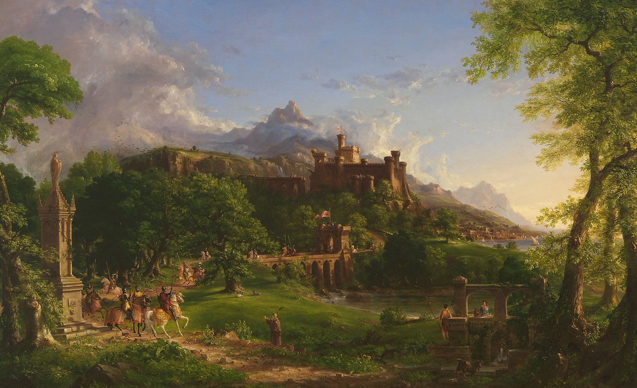 Odjezd, 1837 od Thomas Cole