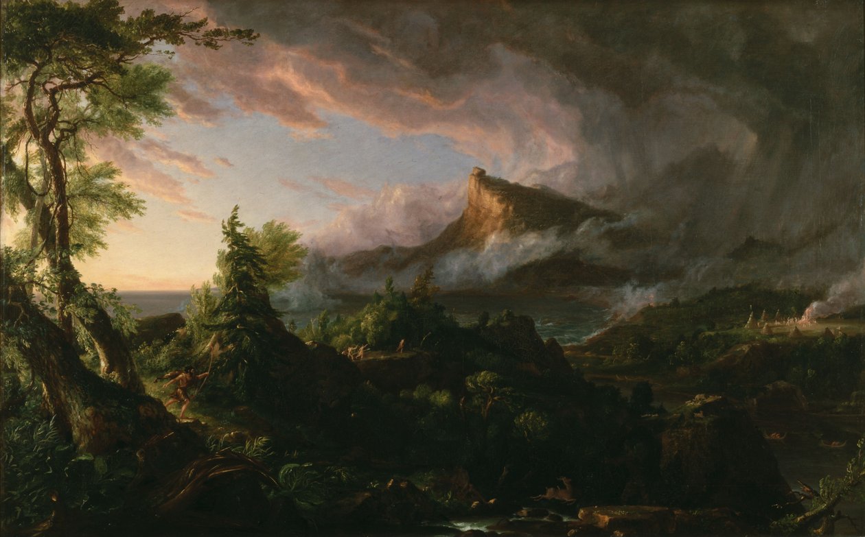 Divoký stát z kurzu Impéria od Thomas Cole