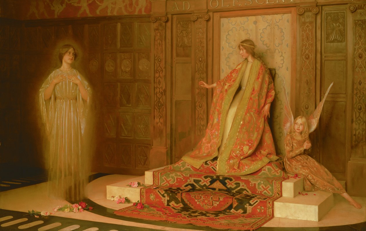 Úsvit ženství od Thomas Cooper Gotch